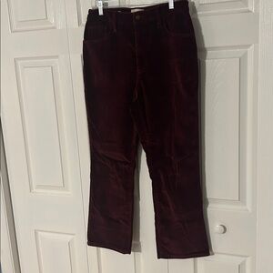 Universal Thread Burgundy Velvet Corduroy Pants Sz 10R